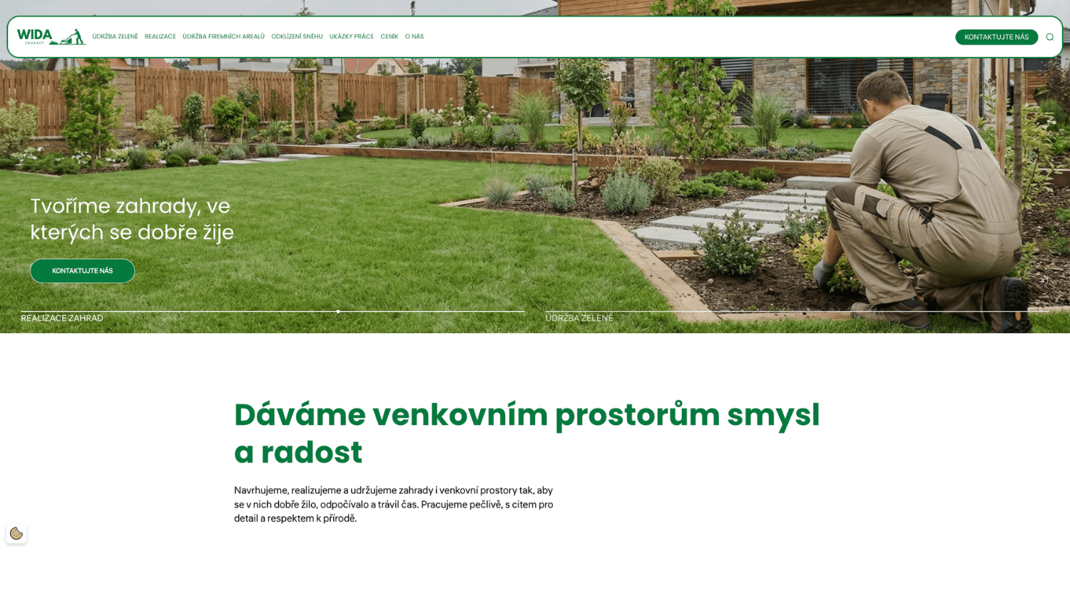 obrázek hlavní stránky pro Wida Zahrady